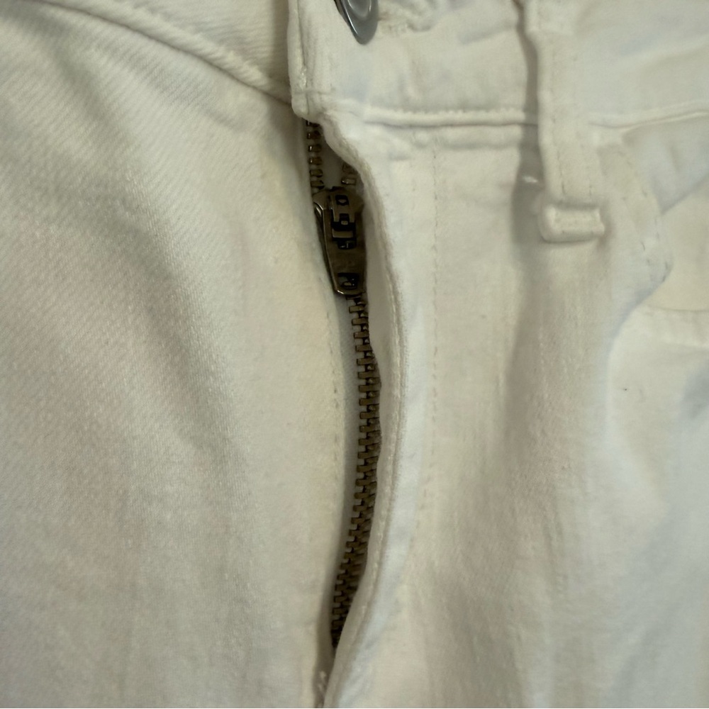 Joe's Jeans Women's Off-White Straight-Leg Jeans - Picture 5 of 16